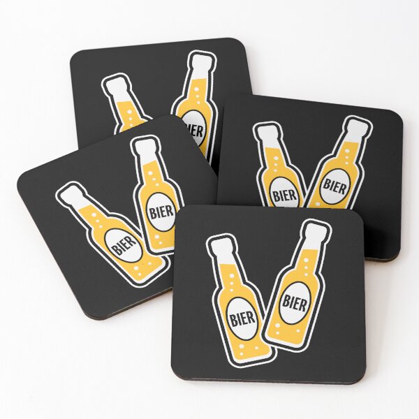 Item preview, 2 beer bottles clinking glasses (beer / beer drinker / POS 3C) designed and sold by Roderix.