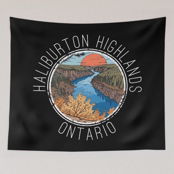 Item preview, Haliburton Highlands - Ontario (with White Lettering) designed and sold by VelvetRoom.