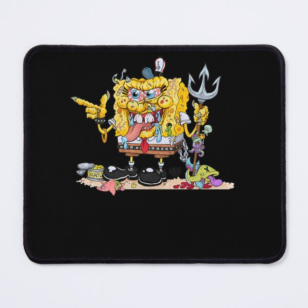Item preview, Spongeslob Creepy Sponge Under The Sea Monster Caricature designed and sold by Bean-Box.