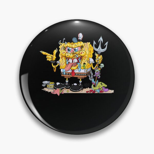 Item preview, Spongeslob Creepy Sponge Under The Sea Monster Caricature designed and sold by Bean-Box.