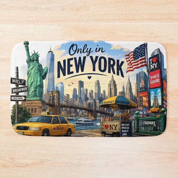 Item preview, Only in New York – Iconic American City Landmarks designed and sold by Hookesmode.