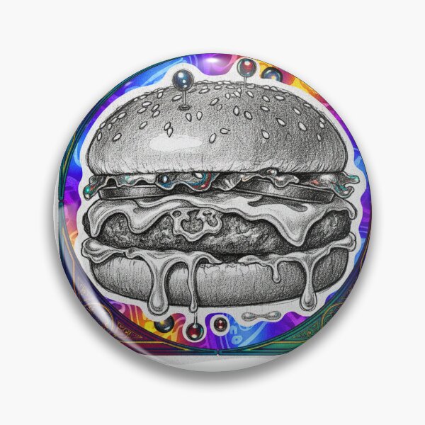 Item preview, The Royale Sketch: Renaissance Quarter Pounder Charcoal Art designed and sold by FitEnvy.