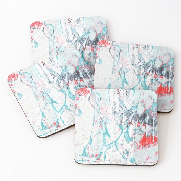 Item preview, Minimalist Abstract Design Bright Red White Green designed and sold by BuckaBaby.