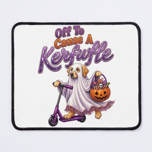 Item preview, Off to cause a kerfluffle Golden Retriever designed and sold by TeeUp2.