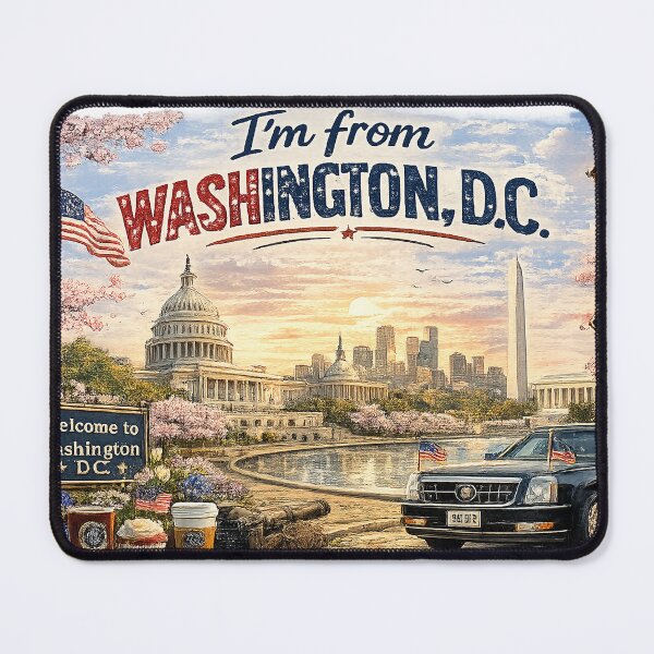 Item preview, Only in Washington DC– Iconic American City Landmarks designed and sold by Hookesmode.