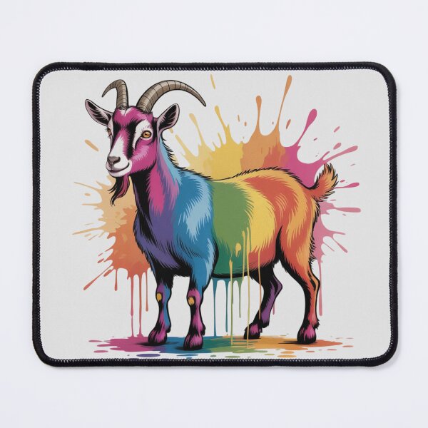 Item preview, colorful goat designed and sold by 123ks.