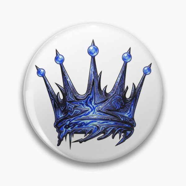 Item preview, Dark Fantasy Neon Blue Circuit Crown designed and sold by Munib320.