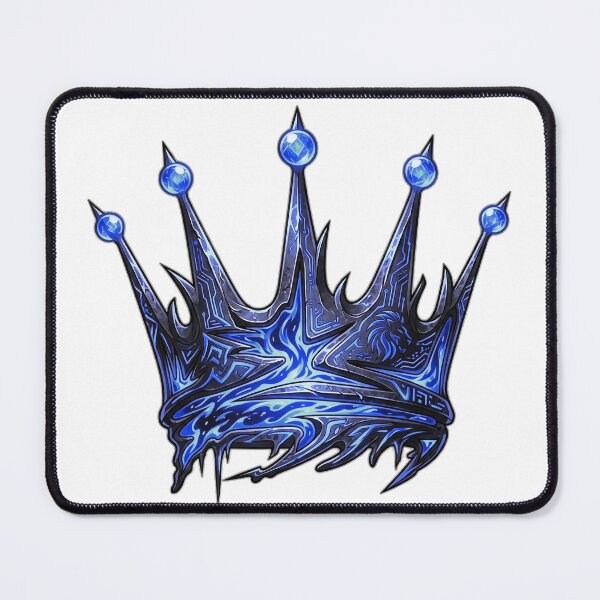 Item preview, Dark Fantasy Neon Blue Circuit Crown designed and sold by Munib320.