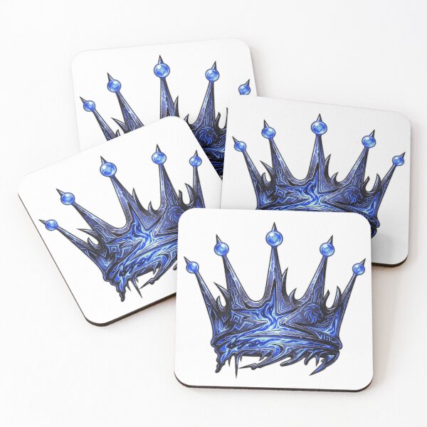 Item preview, Dark Fantasy Neon Blue Circuit Crown designed and sold by Munib302.