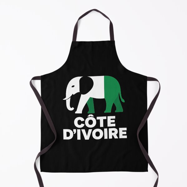 Item preview, Ivory Coast Elephant Côte d’Ivoire Flag designed and sold by littlemiscat.