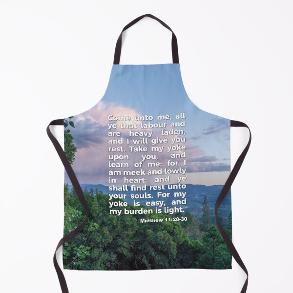 Item preview, Matthew 11 28 30 - Inspirational Bible Verse designed and sold by InsprtnlArtbyDP.