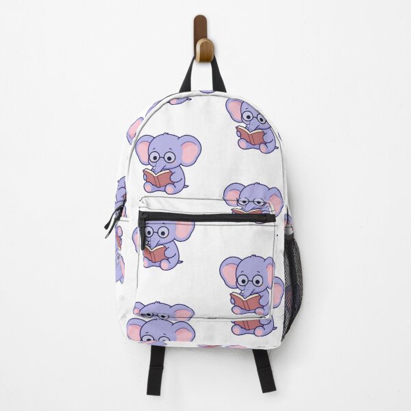 Item preview, Cute Elephant Reading a Book - Smart Baby Elephant designed and sold by Opie-Adn.