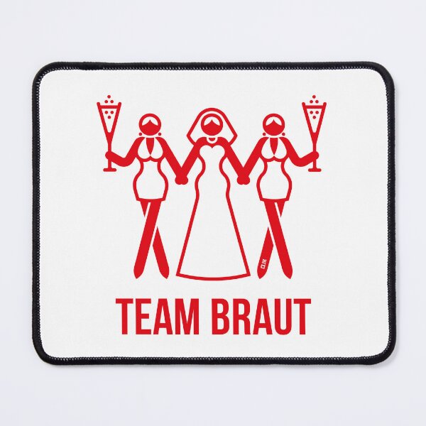 Item preview, Team Bride (Bachelorette Party / Hen Party / Stag Party / Threesome / Red) designed and sold by Roderix.