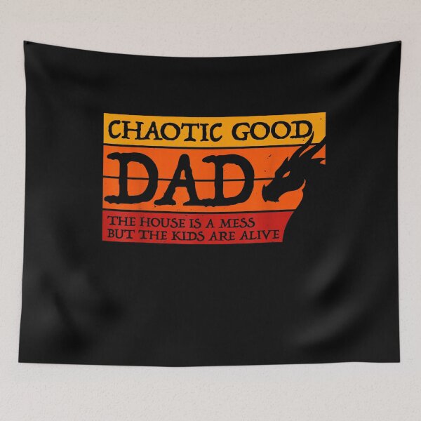 Item preview, Chaotic Good Dad The House Is A Mess Gamer designed and sold by studiopekepeke.