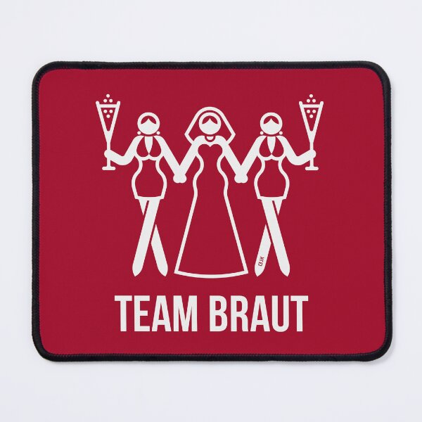 Item preview, Team Bride (Bachelorette Party / Hen Party / Sparkling Wine / Threesome / White) designed and sold by Roderix.