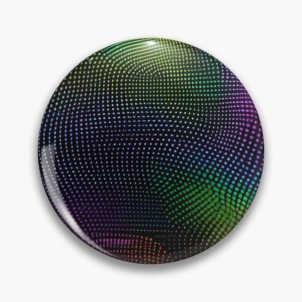 Item preview, Abstract Art - Colored Dot Wave, Digital and Synthwave Aesthetic designed and sold by Reverso-Design.