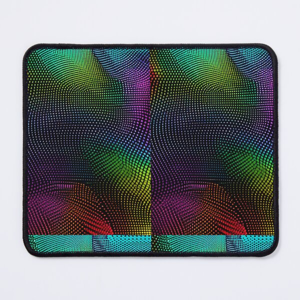 Item preview, Abstract Art - Colored Dot Wave, Digital and Synthwave Aesthetic designed and sold by Reverso-Design.