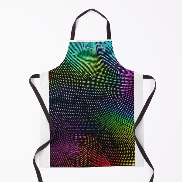 Item preview, Abstract Art - Colored Dot Wave, Digital and Synthwave Aesthetic designed and sold by Reverso-Design.