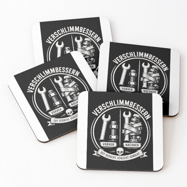Item preview, Verschlimmbessern | Funny German Word Minimalist Graphic designed and sold by Jandedan.