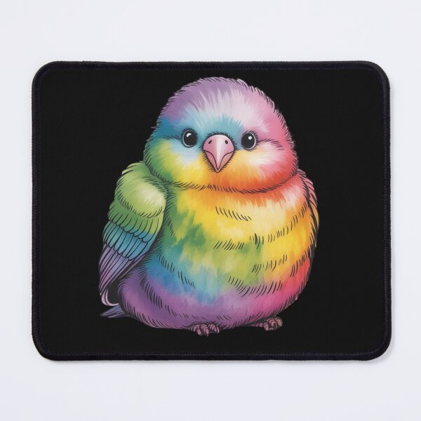 Item preview, Cute chubby rainbow bird designed and sold by 123ks.
