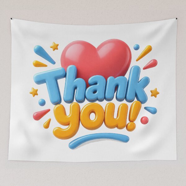 Item preview, Heartfelt Thank You Celebration designed and sold by BlissBlvdShop.