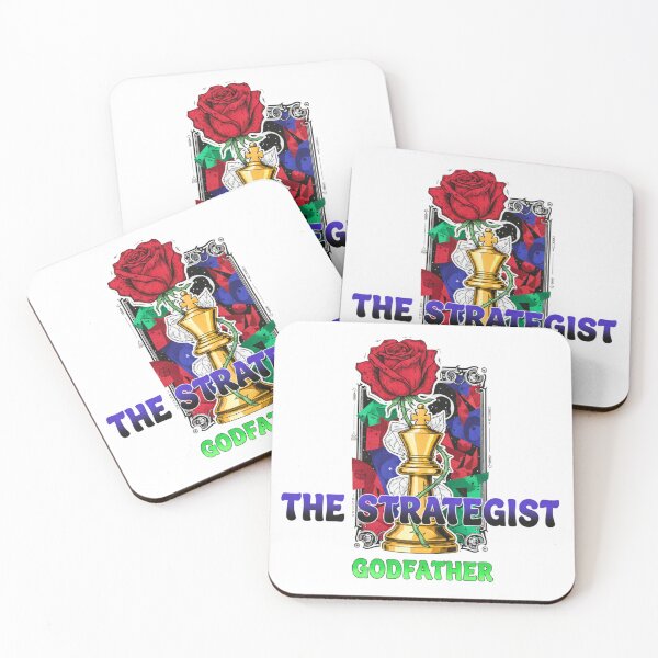 Item preview, The Strategist | Noir Gold Chess King and Withered Rose designed and sold by FitEnvy.
