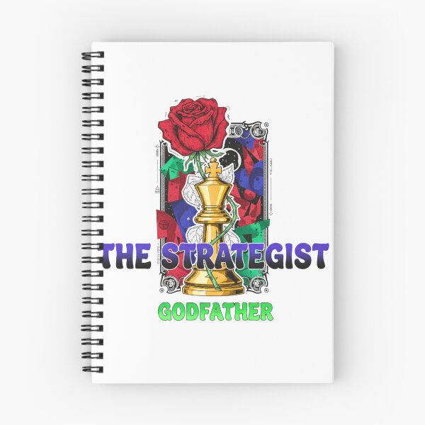 Item preview, The Strategist | Noir Gold Chess King and Withered Rose designed and sold by FitEnvy.
