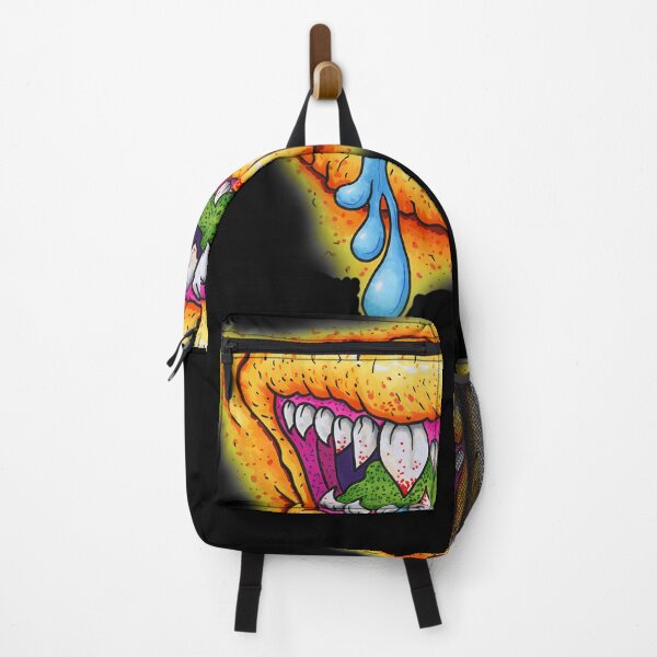 Item preview, Monster Mouth Sharp Teeth Drool Face Illustration designed and sold by Bean-Box.