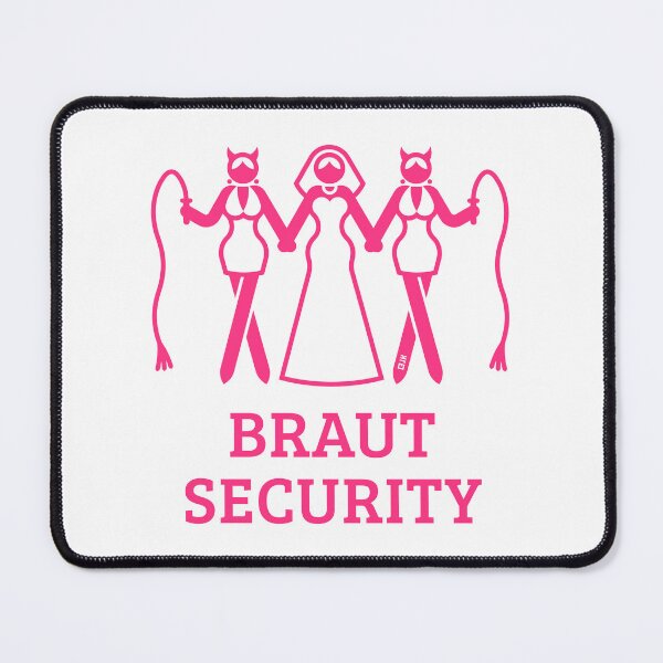 Item preview, Bride Security (Bachelorette Party / Hen Party / Stag Party / Whip / Pink) designed and sold by Roderix.