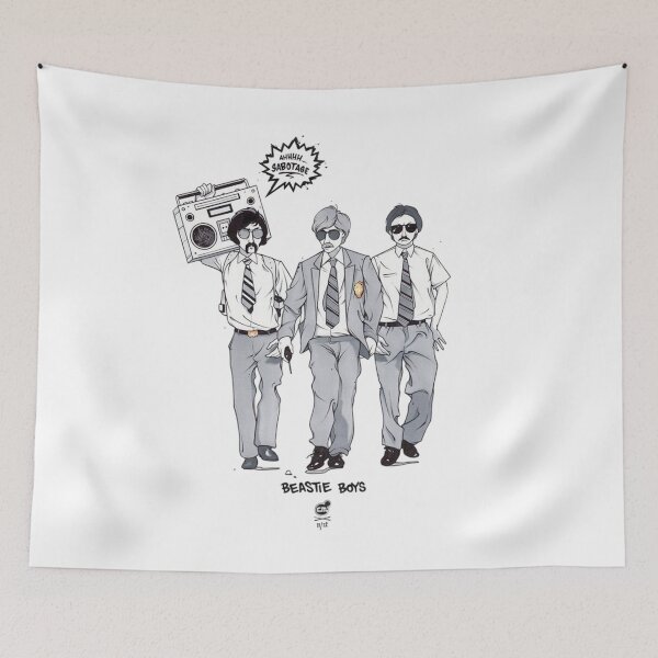 Item preview, beastie boys hip hop team legends album cover fan art designed and sold by LovPrime.