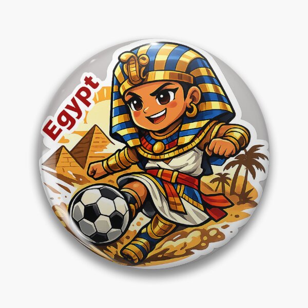 Item preview, Egyptian Pharaoh Soccer  designed and sold by Azza-Mahmoud.