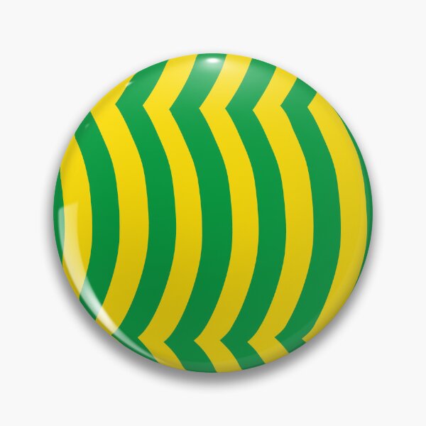 Item preview, Iconic Brazilian Wavy Stripes in Yellow and Green designed and sold by Deutschic.