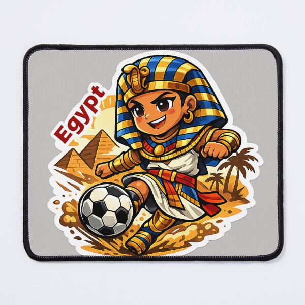 Item preview, Egyptian Pharaoh Soccer  designed and sold by Azza-Mahmoud.