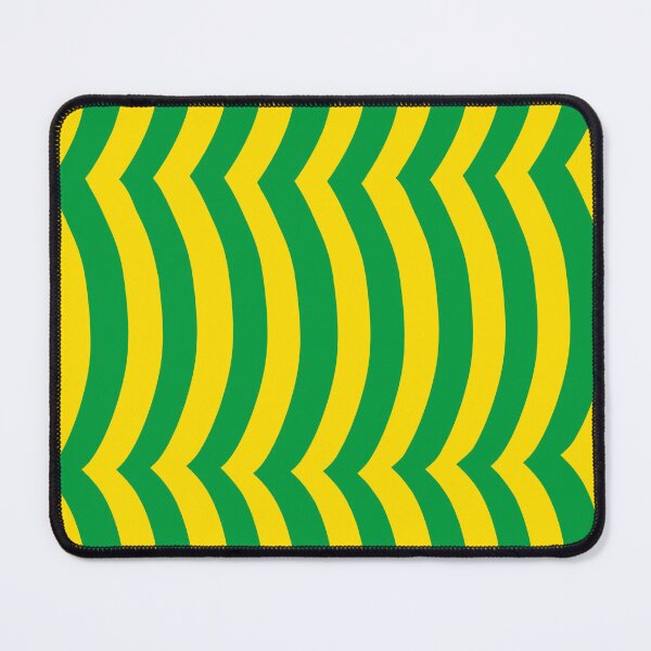 Item preview, Iconic Brazilian Wavy Stripes in Yellow and Green designed and sold by Deutschic.