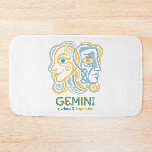 Item preview, Gemini Zodiac Sign Sticker | Curious & Expressive Twins Astrology Art | Gemini Daily Horoscope Gift for Astrology Lovers designed and sold by Bhaskar Digital Art.
