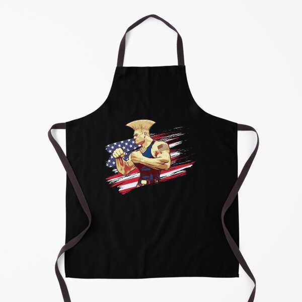 Item preview, Guile Street Fighter American Flag Character Illustration designed and sold by Bean-Box.