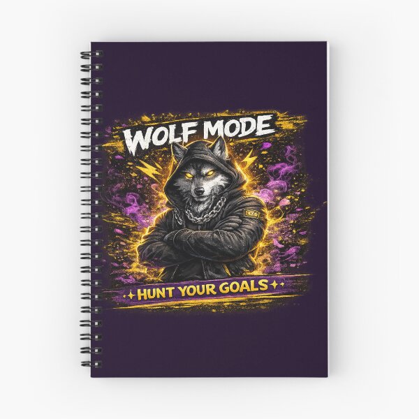 Item preview, Wolf Mode – Hunt Your Goals designed and sold by IZZO CREATIVE STUDIO.