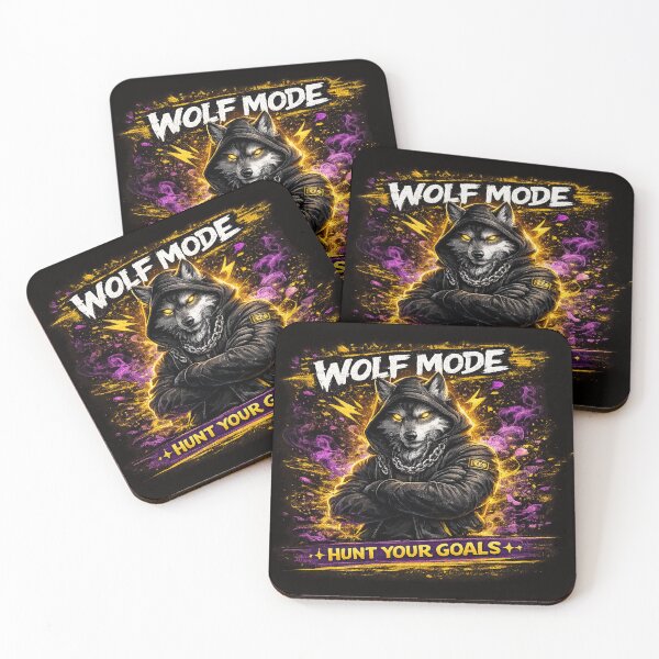 Item preview, Wolf Mode – Hunt Your Goals designed and sold by IZZO CREATIVE STUDIO.