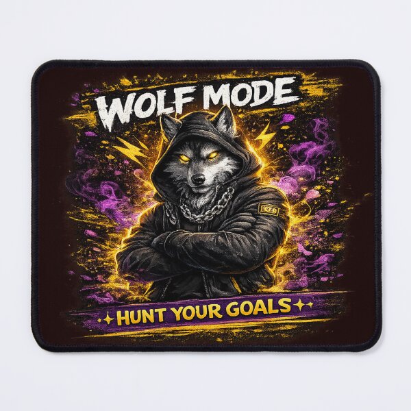 Item preview, Wolf Mode – Hunt Your Goals designed and sold by IZZO CREATIVE STUDIO.