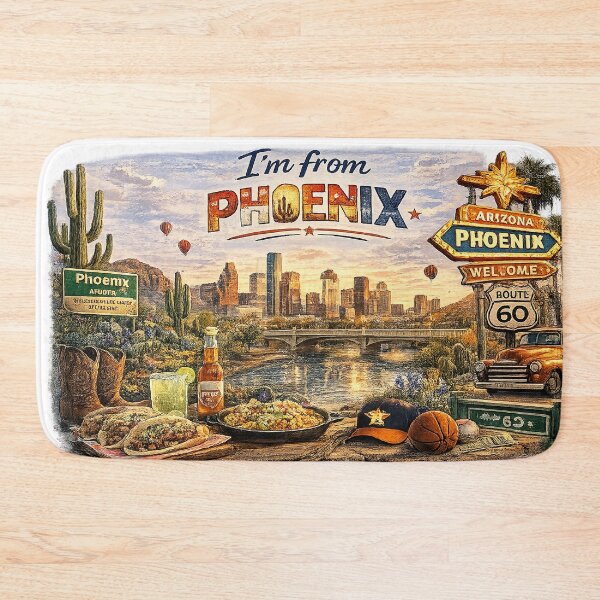 Item preview, Only in Phoenix– Iconic American City Landmarks designed and sold by Hookesmode.