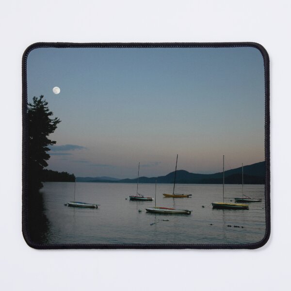 Item preview, Moonrise Mist Over Newfound Lake designed and sold by Wayne King.