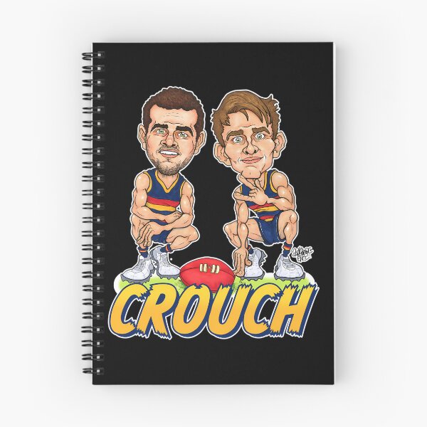 Item preview, Adelaide Crows Crouch Brothers Football Caricature designed and sold by Bean-Box.