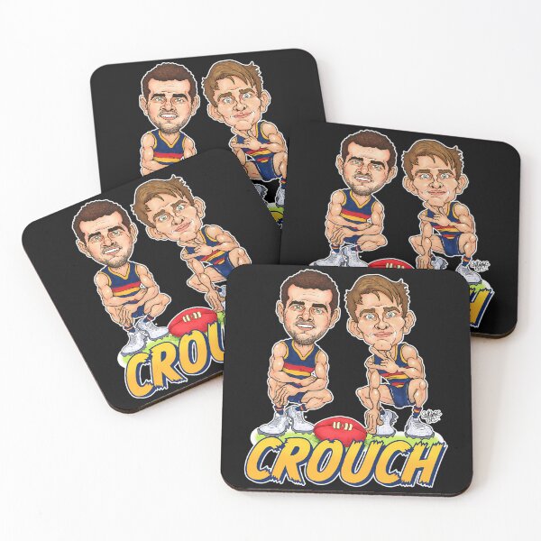 Item preview, Adelaide Crows Crouch Brothers Football Caricature designed and sold by Bean-Box.