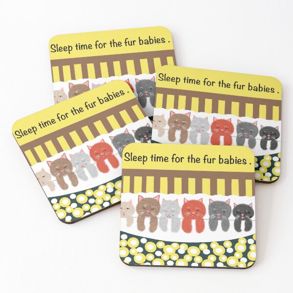 Item preview, Sleep time for fur babies designed and sold by Elaine M Hayward .