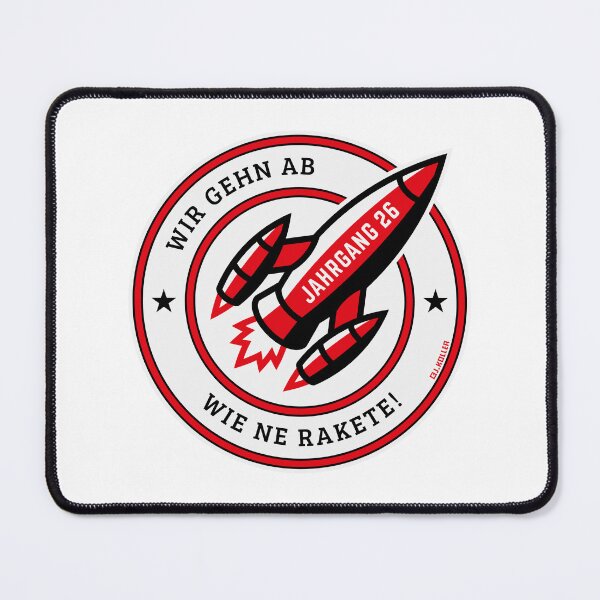 Item preview, Class of 26 – We're Taking Off Like a Rocket! (Graduation / Rocket / POS Red) designed and sold by Roderix.