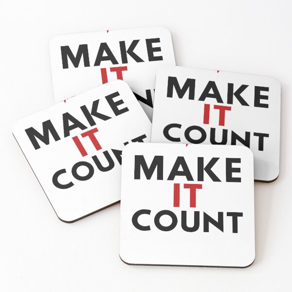 Item preview, Make It Count - Motivational Fitnes Design designed and sold by DomKo10.