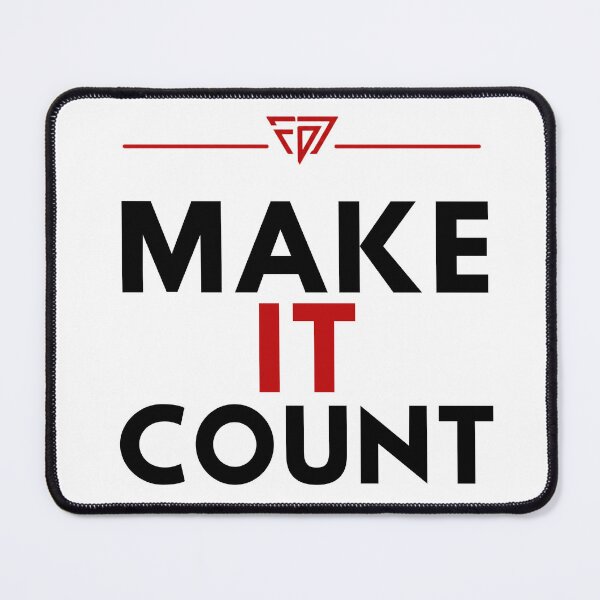 Item preview, Make It Count - Motivational Fitnes Design designed and sold by DomKo10.
