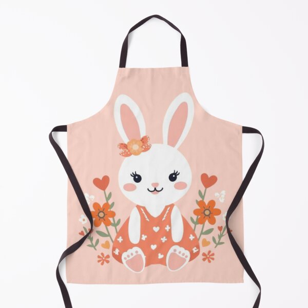 Item preview, Peach Bunny Kawaii Sticker designed and sold by Stylestickers55.