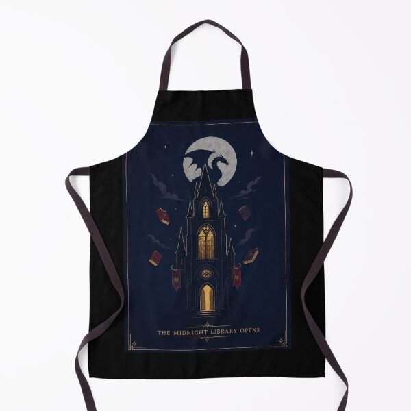 Item preview, Midnight Library Opens Fantasy Reading Poster designed and sold by Sketchlegacy.