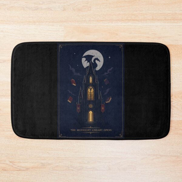 Item preview, Midnight Library Opens Fantasy Reading Poster  designed and sold by Sketchlegacy.